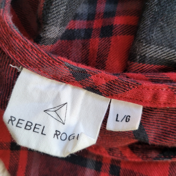 90s style red plaid spaghetti strap dress - Picture 6 of 9